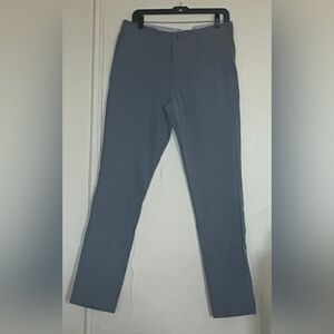 Rhone Commuter Tech Pants Twill Chinos 32 X 32 Gray New Nwot